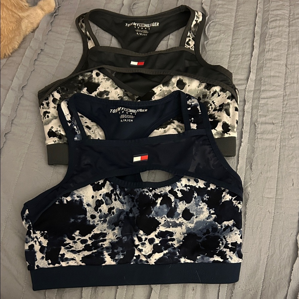Tommy Hilfiger Blue Gray Sports Bra Intimates